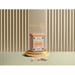 Kanēļa pastilas, metāla kārbiņa (Leone, Itālija) 30 g