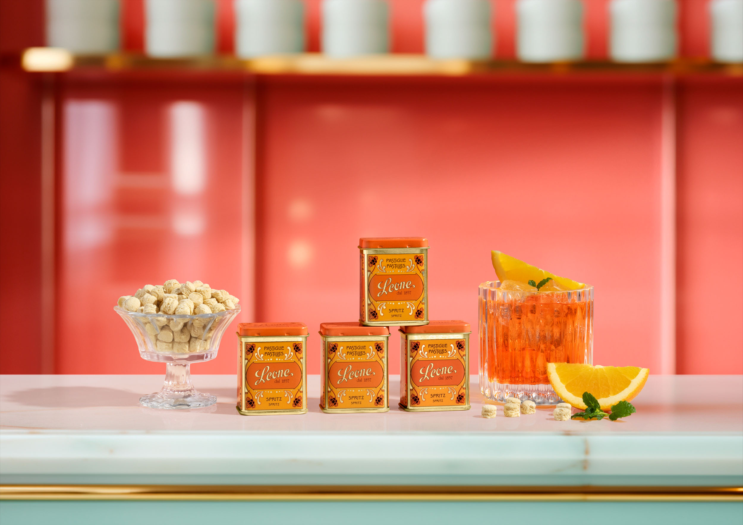 Spritz pastilas, metāla kārbiņa (Leone, Itālija) 30 g - Image 2