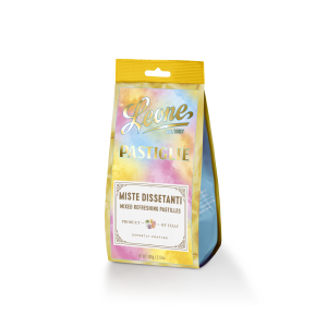 Alternative view of Dažādu garšu pastilas maisījums maisiņā (Leone, Itālija) 100 g