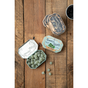 Alternative view of Apelsīnu/lakricas gumijas konfektes bez cukura, VEGAN (Leone, Itālija) 42 g