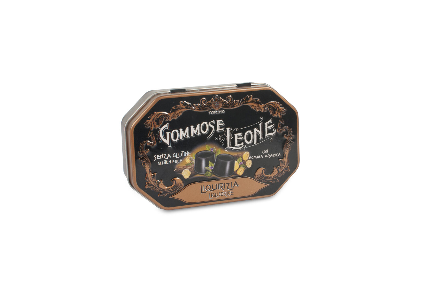 Gumijas konfekšu sortiments ar noformējumu, metāla kastē (Leone, Itālija) 24x42g - Image 3