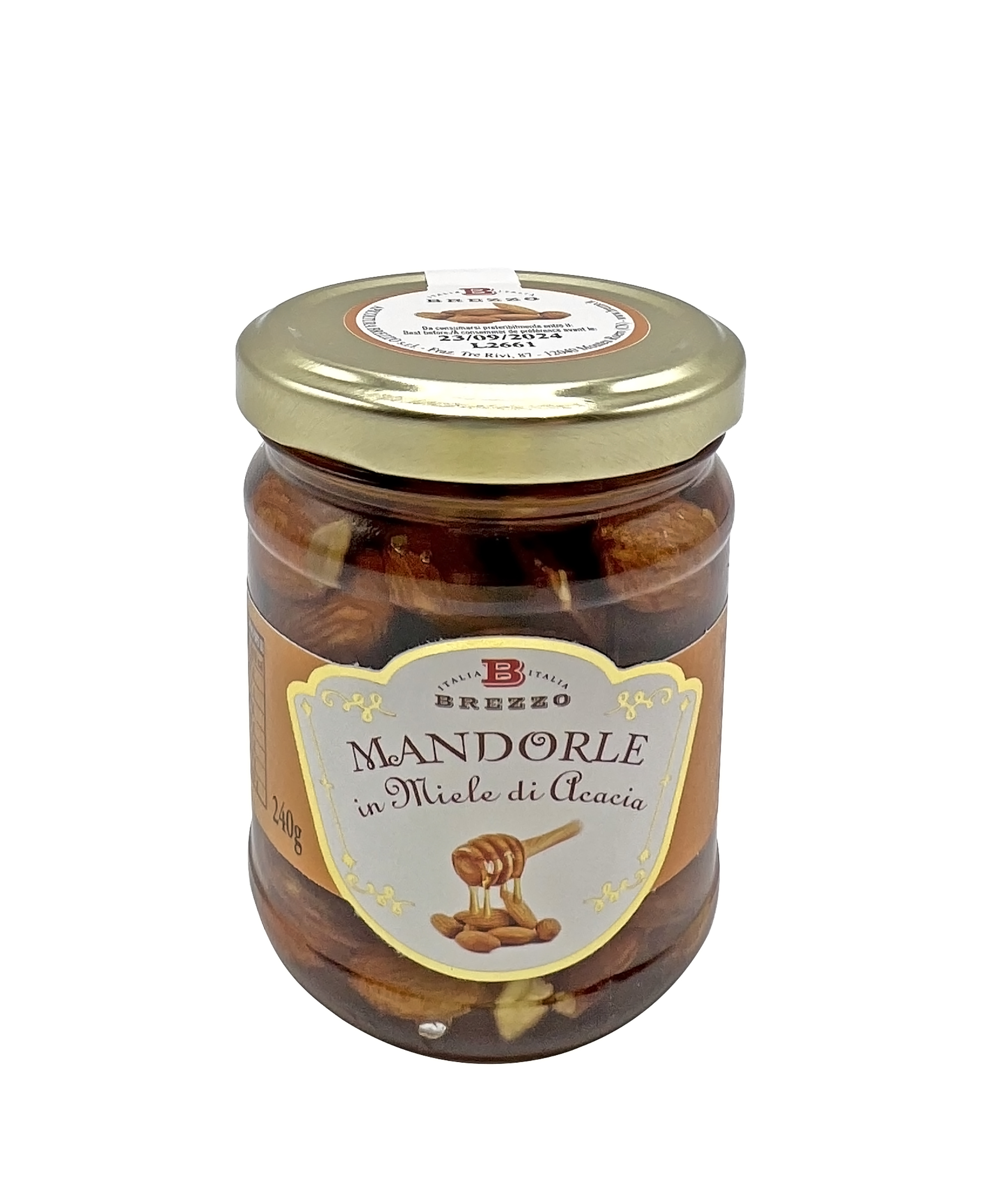 Mandeļi ar akācijas medu (Itālija) 240 g