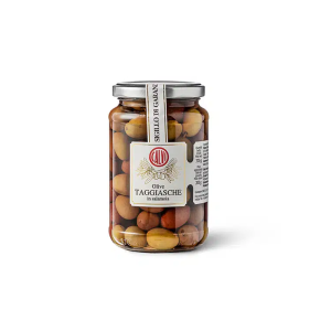 Taggiasche olīvas, sālījumā, 200 g (Itālija, Ligūrija)