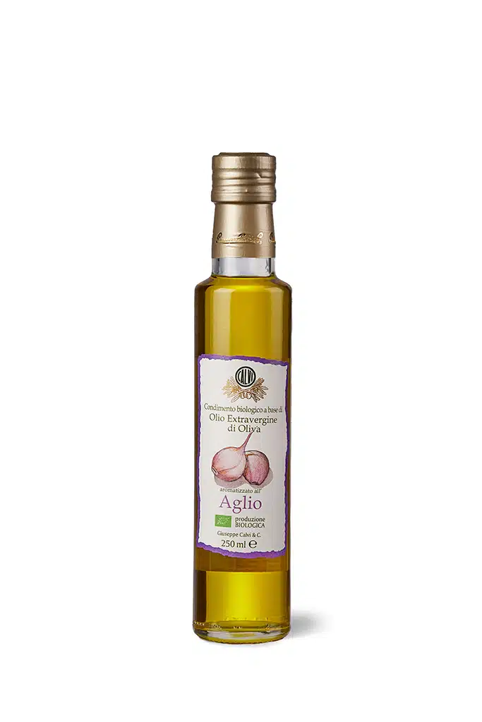 EVO garšvielu eļļa ar ķiplokiem, BIO 250 ml (Itālija, Ligūrija)