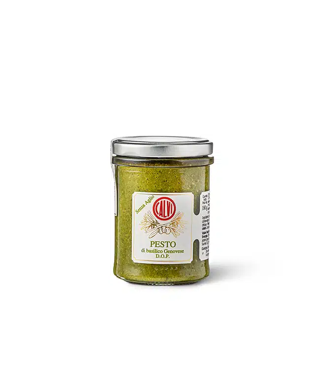 Pesto Genova ar baziliku D.O.P. bez ķiplokiem 180 g (Itālija, Ligūrija)