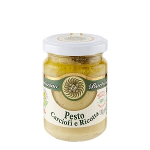 Pesto ar artišokiem un rikotu 130 g