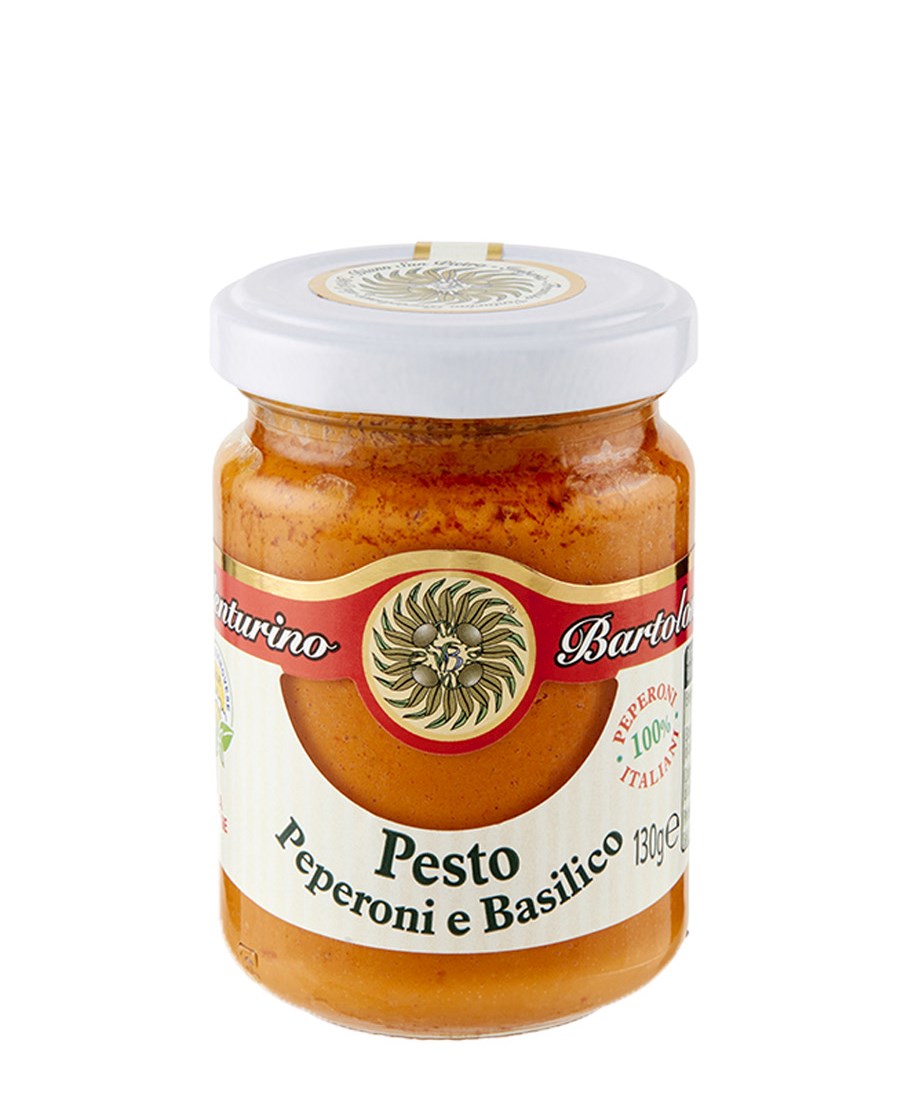 Pesto Genovese ar papriku un baziliku 130 g