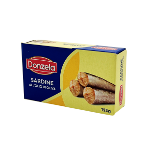 Donzela sardīnes olīveļļā, 125 g